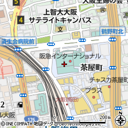 株式会社綜合キャリア・オプション大阪周辺の地図