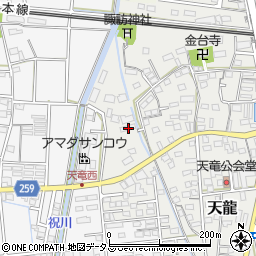 静岡県磐田市天龍207周辺の地図