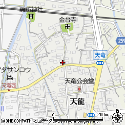 静岡県磐田市天龍195周辺の地図