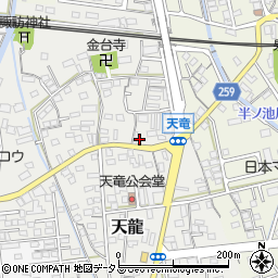 静岡県磐田市天龍189周辺の地図