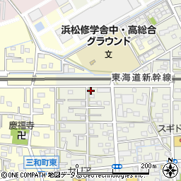 静岡県浜松市中央区飯田町752周辺の地図