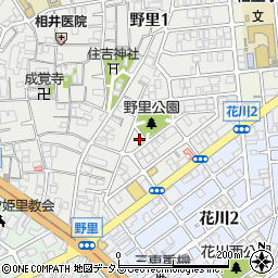 西大阪・電池商会周辺の地図