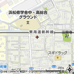 静岡県浜松市中央区飯田町745周辺の地図