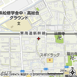 静岡県浜松市中央区飯田町732周辺の地図