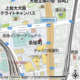 大阪府大阪市北区茶屋町17-1周辺の地図