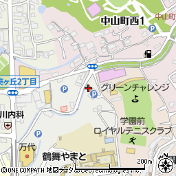 ファミリーマート奈良鶴舞東町店周辺の地図