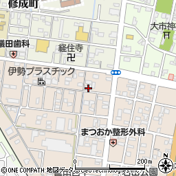 三重県津市幸町30-13周辺の地図