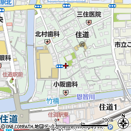 ＪＡ大阪東部住道周辺の地図