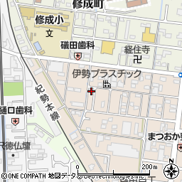 三重県津市幸町26-24周辺の地図