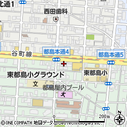 ピザハット都島店周辺の地図