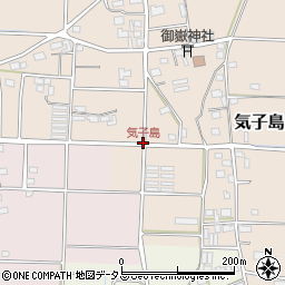 気子島周辺の地図