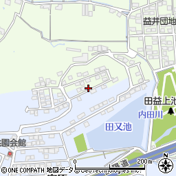 岡山県岡山市北区田益3481周辺の地図