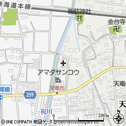 静岡県磐田市海老塚691周辺の地図