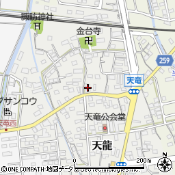 静岡県磐田市天龍192周辺の地図