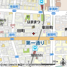 静岡県浜松市中央区田町230周辺の地図