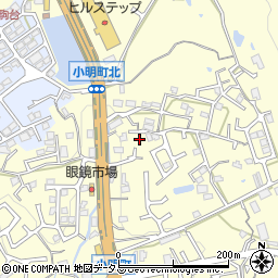 奈良県生駒市小明町420周辺の地図