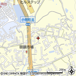 奈良県生駒市小明町420-5周辺の地図