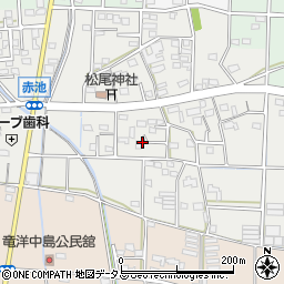 静岡県磐田市赤池周辺の地図