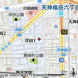 りゅうじん訪問看護ステーション梅田周辺の地図