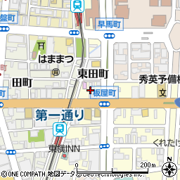 兼子新聞店周辺の地図