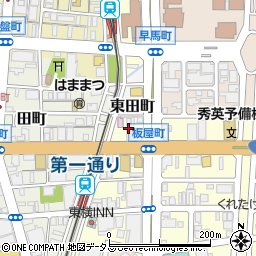 中日ニュースセンター　浜松中央ステーション周辺の地図