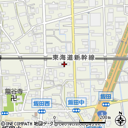 静岡県浜松市中央区飯田町392周辺の地図