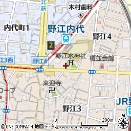 天理教　甲阪分教会周辺の地図