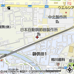 日本自動調節器製作所周辺の地図