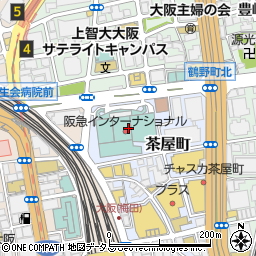 大阪府大阪市北区茶屋町19周辺の地図