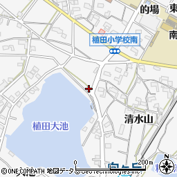 愛知県豊橋市植田町池下1周辺の地図