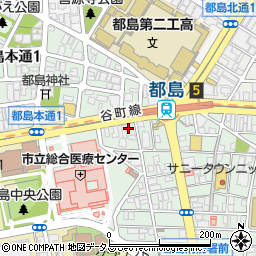 中村商店都島店周辺の地図