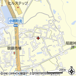 奈良県生駒市小明町413-6周辺の地図