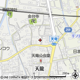 静岡県磐田市天龍178周辺の地図