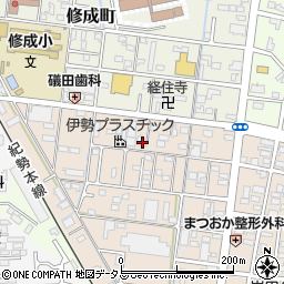 三重県津市幸町27-9周辺の地図