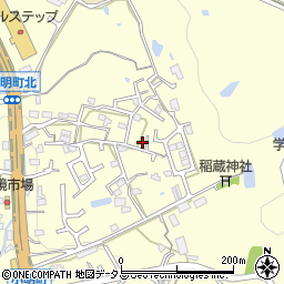 奈良県生駒市小明町408-3周辺の地図