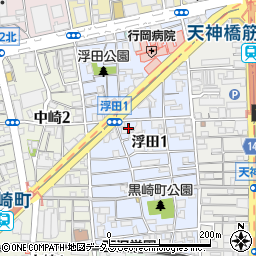 〒530-0021 大阪府大阪市北区浮田の地図