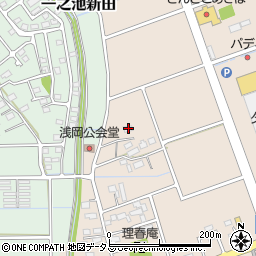 静岡県袋井市浅岡294周辺の地図