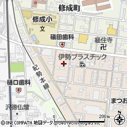 三重県津市幸町25-27周辺の地図