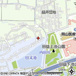 岡山県岡山市北区田益951-62周辺の地図