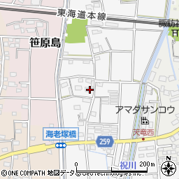静岡県磐田市海老塚638周辺の地図