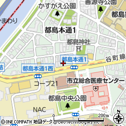 ドミノ・ピザ　都島本通り店周辺の地図