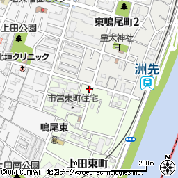 兵庫県西宮市上田東町1-12周辺の地図