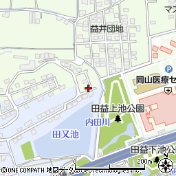 岡山県岡山市北区田益951-63周辺の地図