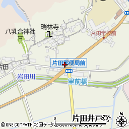 三重県津市片田井戸町周辺の地図