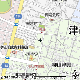 津柳山郵便局 ＡＴＭ周辺の地図