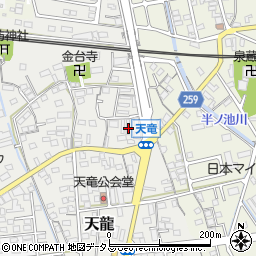 静岡県磐田市天龍180周辺の地図