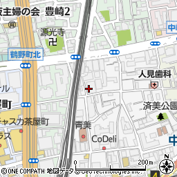 三田モータープール周辺の地図