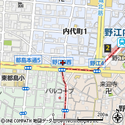 トライアンフ大阪周辺の地図