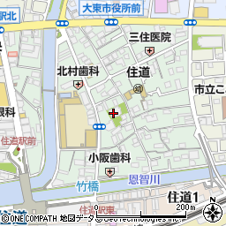 本伝寺周辺の地図