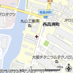 兵庫県尼崎市西高洲町26周辺の地図